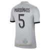 Maglia ufficiale Paris Saint Germain Marquinhos 5 Trasferta 2022-23 per Uomo